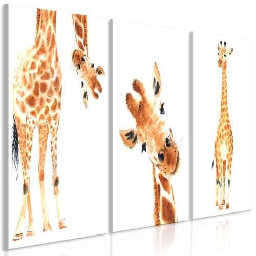 Slika - Funny Giraffes (3 Parts) 120x60 Cijena