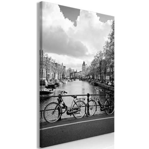 Slika - Bikes On Bridge (1 Part) Vertical 40x60 Cijena