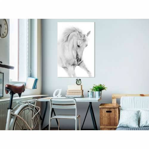 Slika - White Horse (1 Part) Vertical 80x120 Cijena