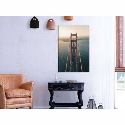 Slika - Golden Gate Bridge (1 Part) Vertical 60x90 Cijena