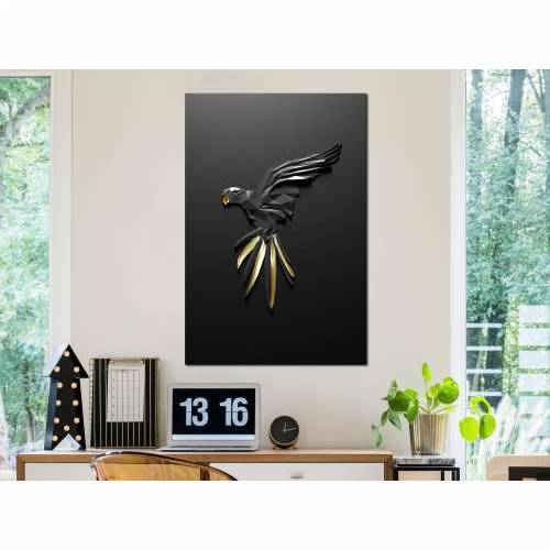 Slika - Black Parrot (1 Part) Vertical 40x60 Cijena