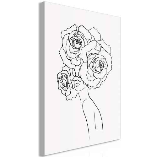 Slika - Fancy Roses (1 Part) Vertical 40x60 Cijena