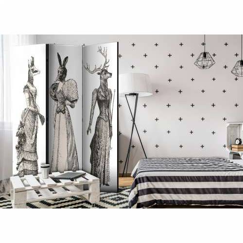 Paravan u 3 dijela - Chic Zoo [Room Dividers] 135x172 Cijena