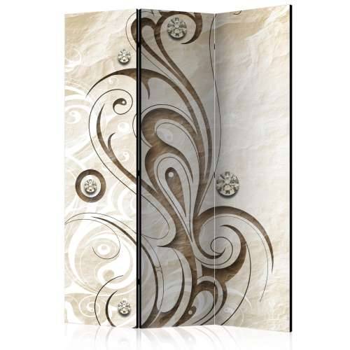 Paravan u 3 dijela - Stone Butterfly [Room Dividers] 135x172 Cijena