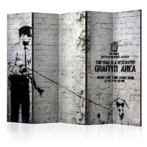Paravan u 5 dijelova - Graffiti Area [Room Dividers] 225x172 Cijena