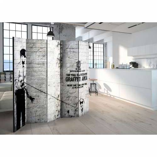 Paravan u 5 dijelova - Graffiti Area [Room Dividers] 225x172 Cijena