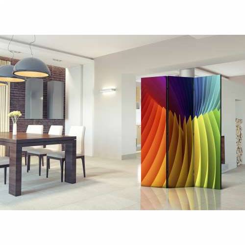 Paravan u 3 dijela - Rainbow Wave [Room Dividers] 135x172 Cijena