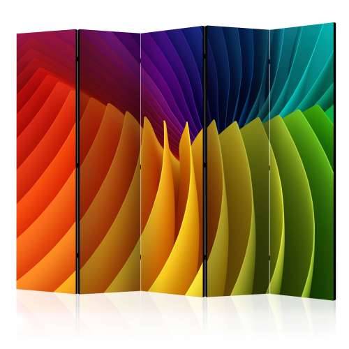 Paravan u 5 dijelova - Rainbow Wave II [Room Dividers] 225x172 Cijena