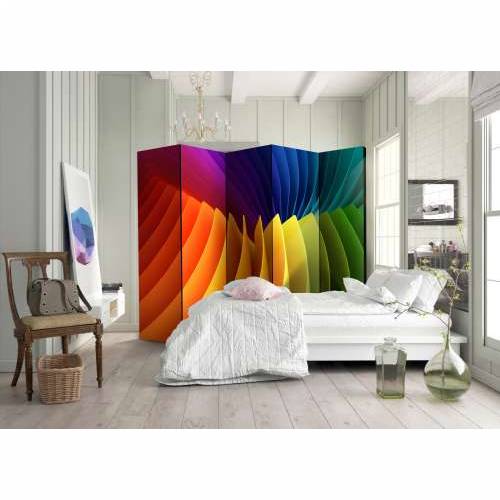 Paravan u 5 dijelova - Rainbow Wave II [Room Dividers] 225x172 Cijena