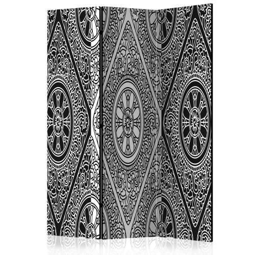 Paravan u 3 dijela - Ethnic Monochrome [Room Dividers] 135x172 Cijena
