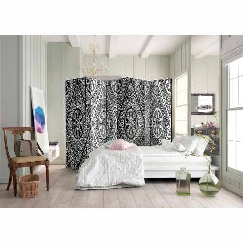 Paravan u 5 dijelova - Ethnic Monochrome II [Room Dividers] 225x172 Cijena