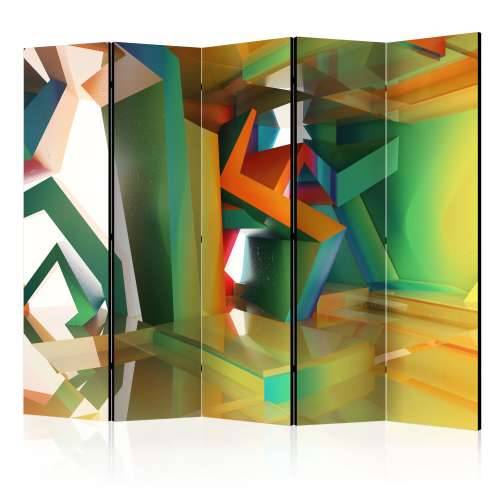 Paravan u 5 dijelova - Colourful Space II [Room Dividers] 225x172 Cijena