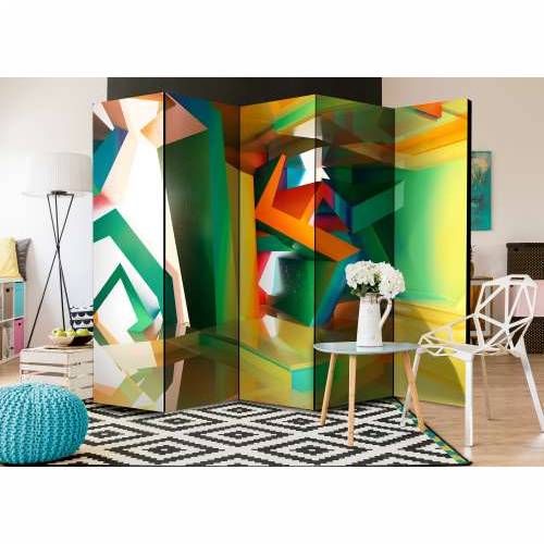 Paravan u 5 dijelova - Colourful Space II [Room Dividers] 225x172 Cijena