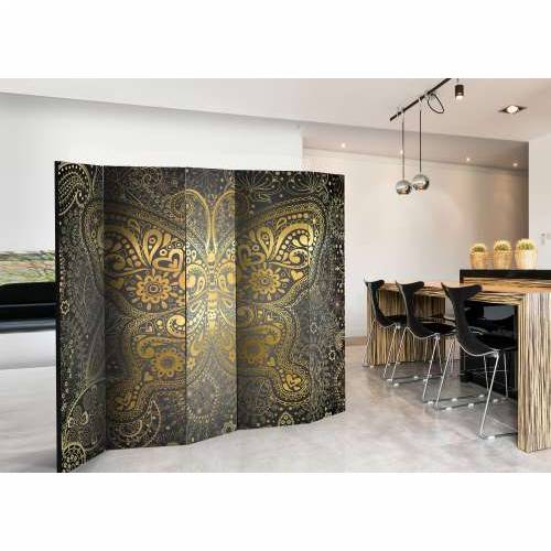 Paravan u 5 dijelova - Golden Butterfly II [Room Dividers] 225x172 Cijena