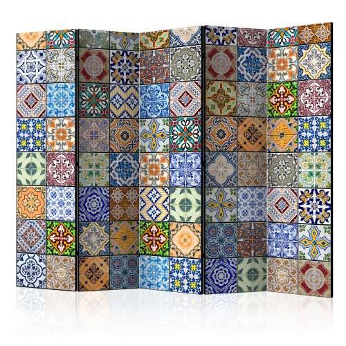 Paravan u 5 dijelova - Colorful Mosaic II [Room Dividers] 225x172 Cijena