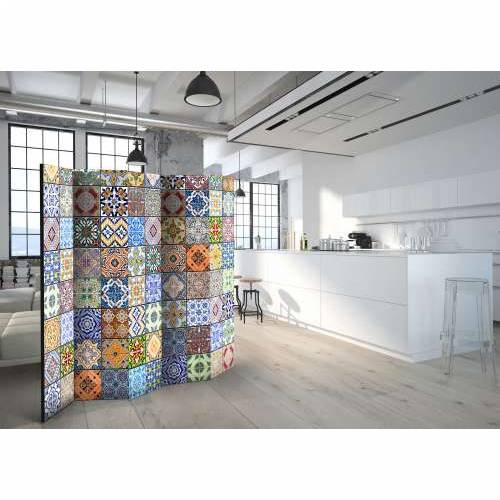 Paravan u 5 dijelova - Colorful Mosaic II [Room Dividers] 225x172 Cijena