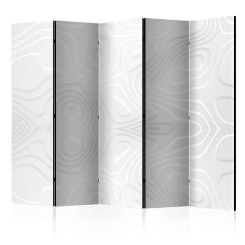 Paravan u 5 dijelova - Room divider - White waves II 225x172 Cijena