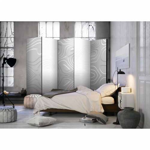 Paravan u 5 dijelova - Room divider - White waves II 225x172 Cijena