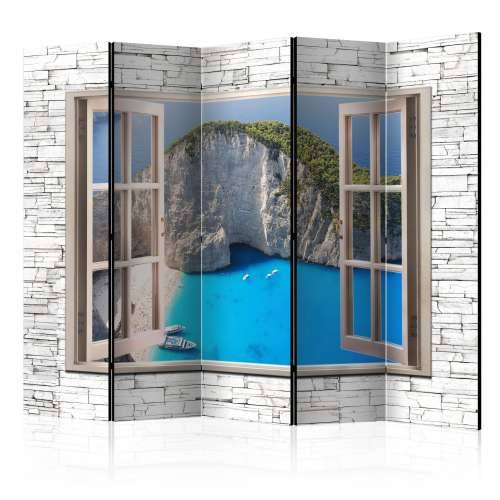 Paravan u 5 dijelova - Azure Paradise II [Room Dividers] 225x172 Cijena