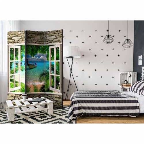 Paravan u 3 dijela - Tropical Beach [Room Dividers] 135x172 Cijena