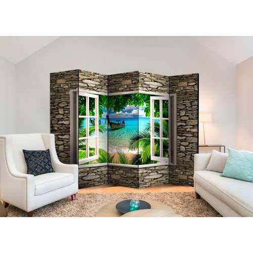 Paravan u 5 dijelova - Tropical Beach II [Room Dividers] 225x172 Cijena