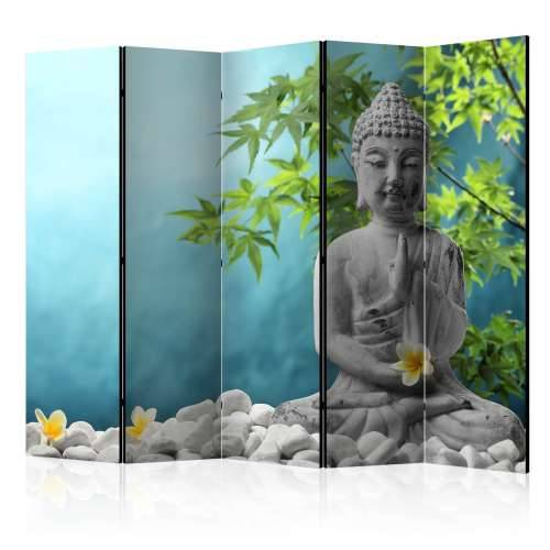 Paravan u 5 dijelova - Meditating Buddha II [Room Dividers] 225x172 Cijena