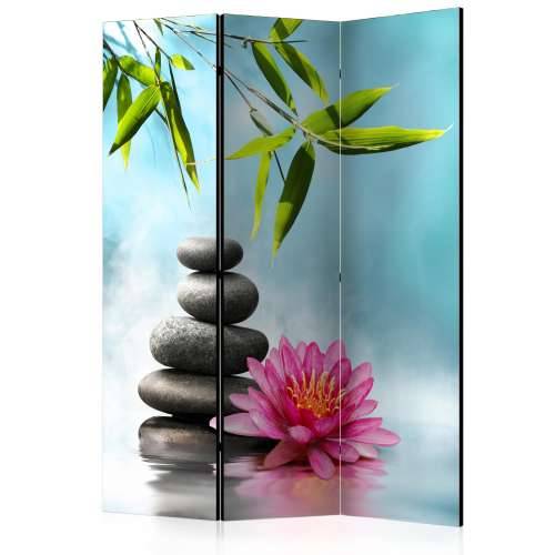 Paravan u 3 dijela - Water Lily and Zen Stones [Room Dividers] 135x172 Cijena