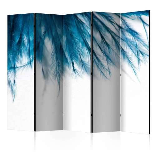 Paravan u 5 dijelova - Sapphire Feathers II [Room Dividers] 225x172 Cijena