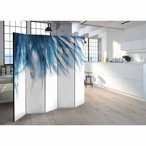 Paravan u 5 dijelova - Sapphire Feathers II [Room Dividers] 225x172 Cijena