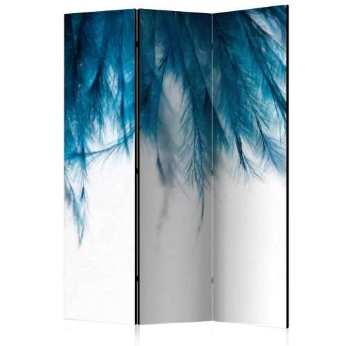 Paravan u 3 dijela - Sapphire Feathers [Room Dividers] 135x172 Cijena