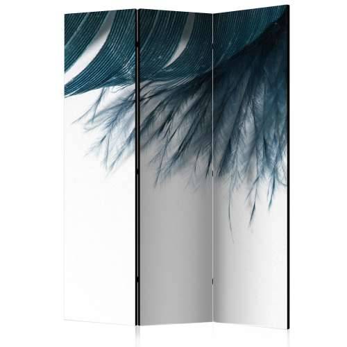 Paravan u 3 dijela - Dark Blue Feather [Room Dividers] 135x172 Cijena