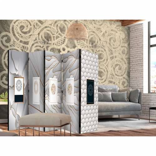 Paravan u 5 dijelova - Labels II [Room Dividers] 225x172 Cijena
