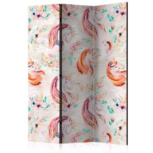 Paravan u 3 dijela - Pastel Unicorns [Room Dividers] 135x172 Cijena