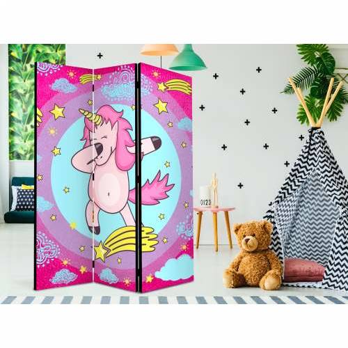 Paravan u 3 dijela - Dancing Unicorn [Room Dividers] 135x172 Cijena