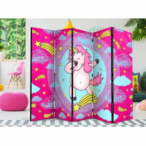 Paravan u 5 dijelova - Dancing Unicorn II [Room Dividers] 225x172 Cijena