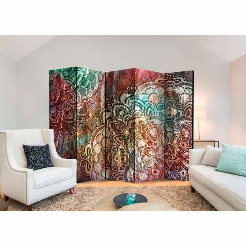 Paravan u 5 dijelova - Mandala: Copper Garden II [Room Dividers] 225x172 Cijena