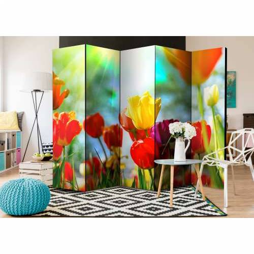 Paravan u 5 dijelova - Spring Tulips II [Room Dividers] 225x172 Cijena