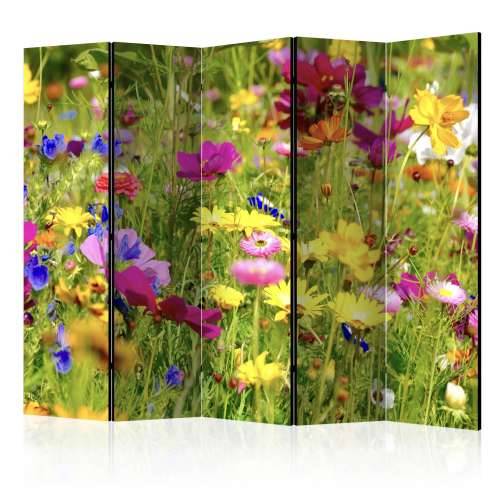 Paravan u 5 dijelova - Summer Flowers II [Room Dividers] 225x172 Cijena