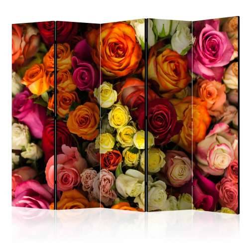 Paravan u 5 dijelova - Bouquet of Roses II [Room Dividers] 225x172 Cijena