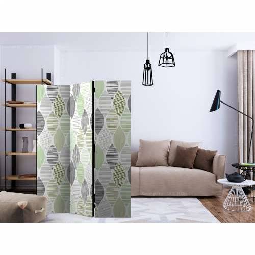 Paravan u 3 dijela - Green Tears [Room Dividers] 135x172 Cijena