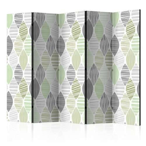 Paravan u 5 dijelova - Green Tears II [Room Dividers] 225x172 Cijena