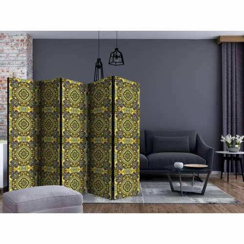 Paravan u 5 dijelova - Malachite Mosaic II [Room Dividers] 225x172 Cijena