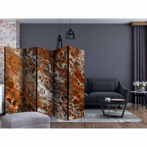 Paravan u 5 dijelova - Brown Craters II [Room Dividers] 225x172 Cijena