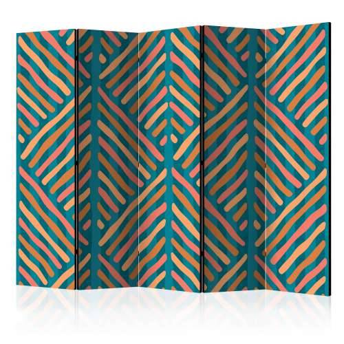 Paravan u 5 dijelova - Ethnic Composition II [Room Dividers] 225x172 Cijena