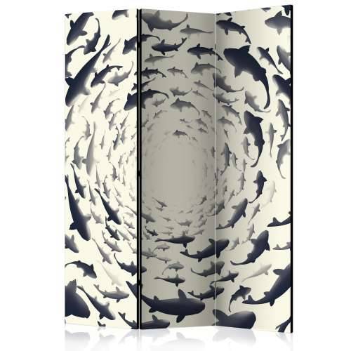 Paravan u 3 dijela - Fish Swirl [Room Dividers] 135x172 Cijena