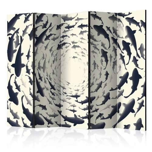 Paravan u 5 dijelova - Fish Swirl II [Room Dividers] 225x172 Cijena