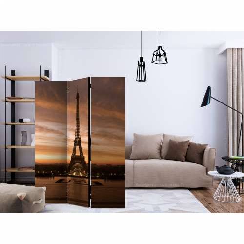 Paravan u 3 dijela - Evening Colours of Paris [Room Dividers] 135x172 Cijena