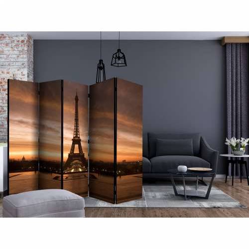 Paravan u 5 dijelova - Evening Colours of Paris II [Room Dividers] 225x172 Cijena