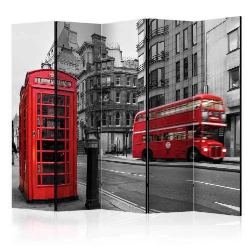 Paravan u 5 dijelova - London Icons II [Room Dividers] 225x172 Cijena