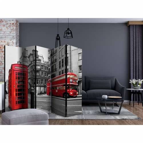 Paravan u 5 dijelova - London Icons II [Room Dividers] 225x172 Cijena